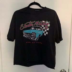 Brandy Melville Cropped Graphic Tee